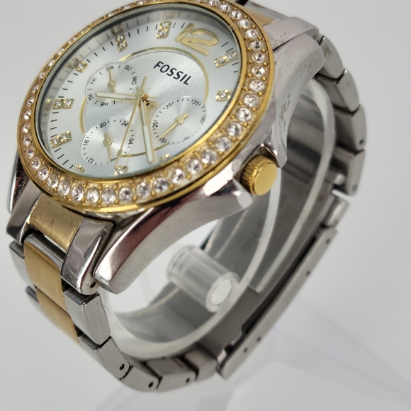 Fossil ES3204 Womens Stainless Steel Analog Silver - Picture 4 of 11